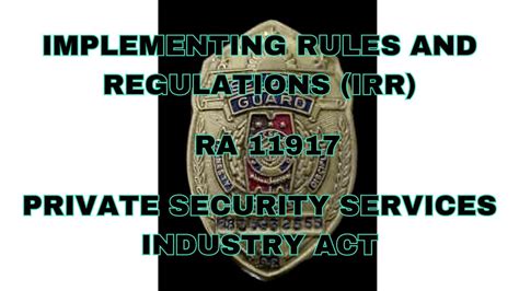 Implementing Rules and Regulations (IRR) of Republic Act No..